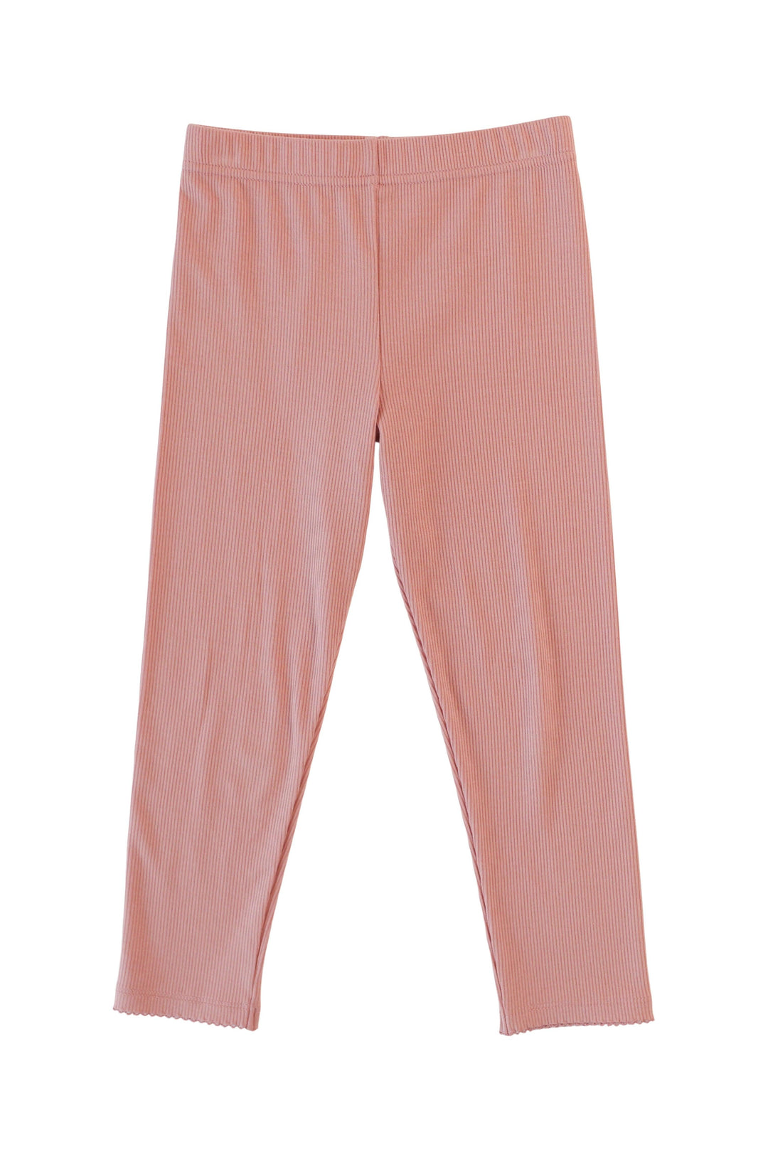 Girls' Bamboo Ribbed Leggings - Rose