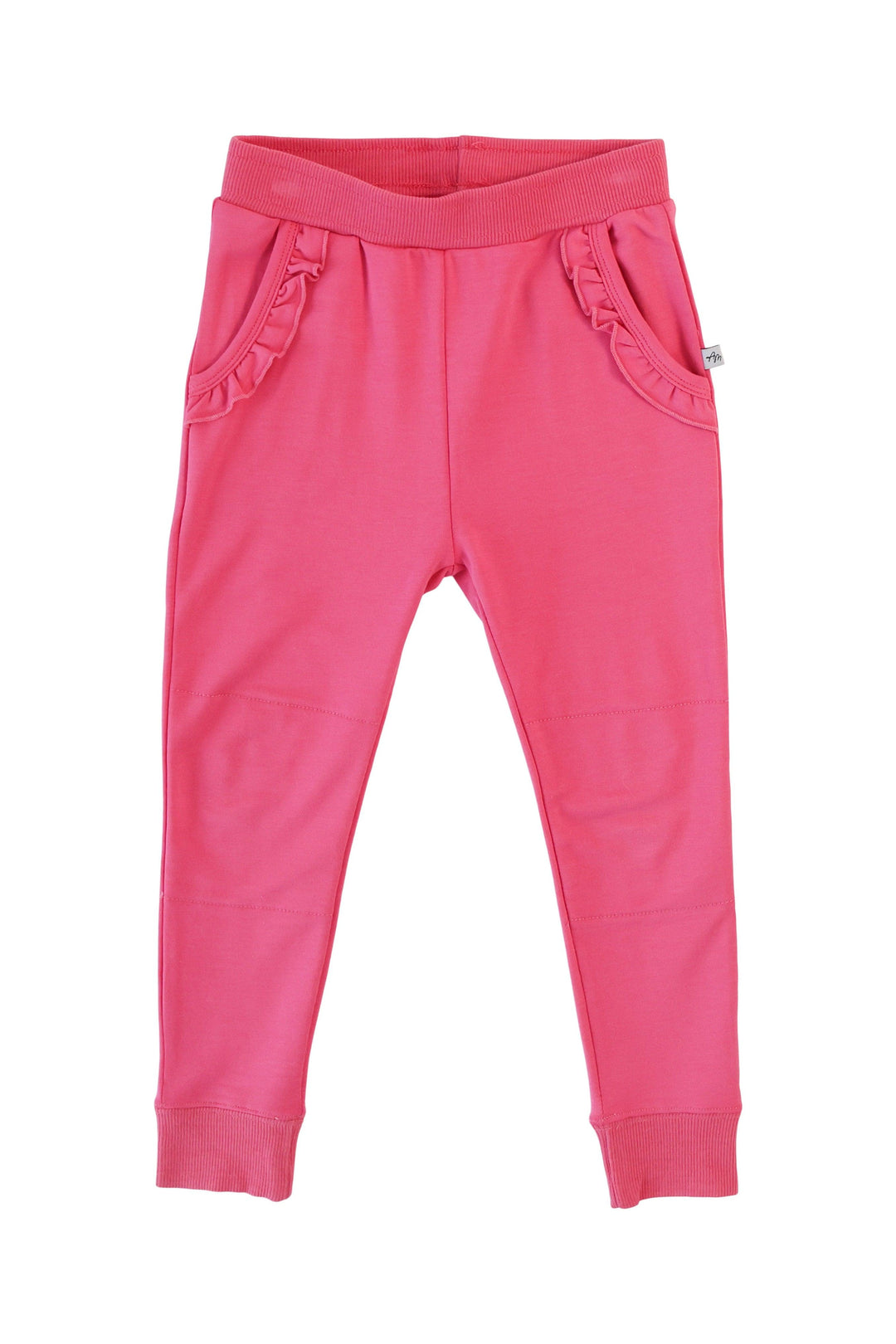 Girls' French Terry Joggers - Hot Pink