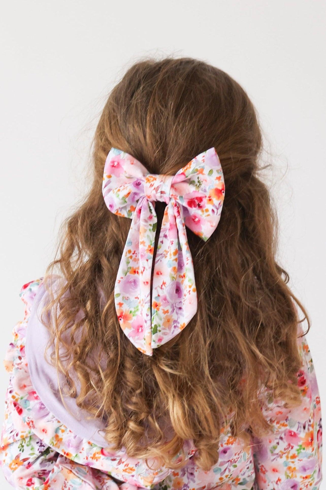 Flower Garden - Large Girls Hair Bow