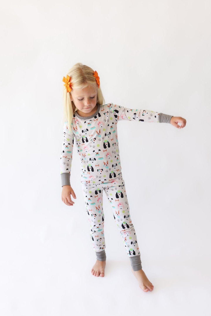 Doggie Dreams Kids' Bamboo Two-Piece Pajama Set