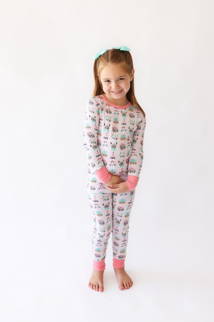 I <3 Cats Kids' Two-Piece Pajama Set