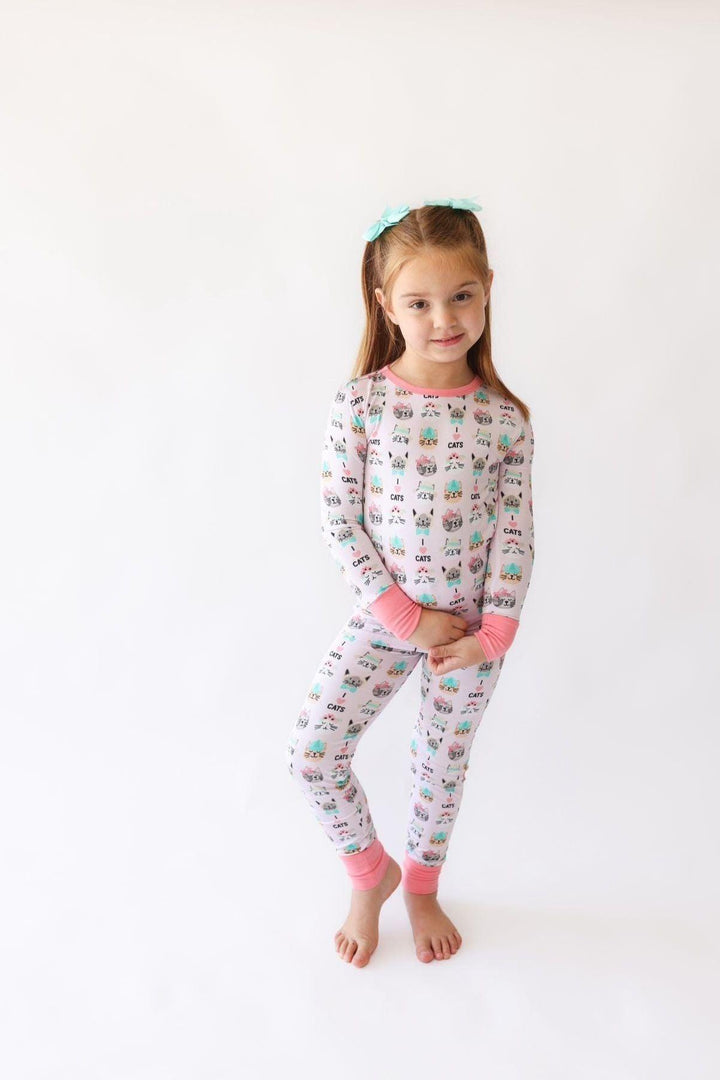 I <3 Cats Kids' Two-Piece Pajama Set