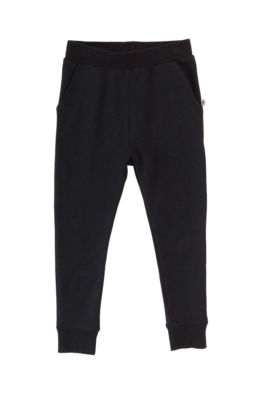 French Terry Kids Joggers - Unisex - Black