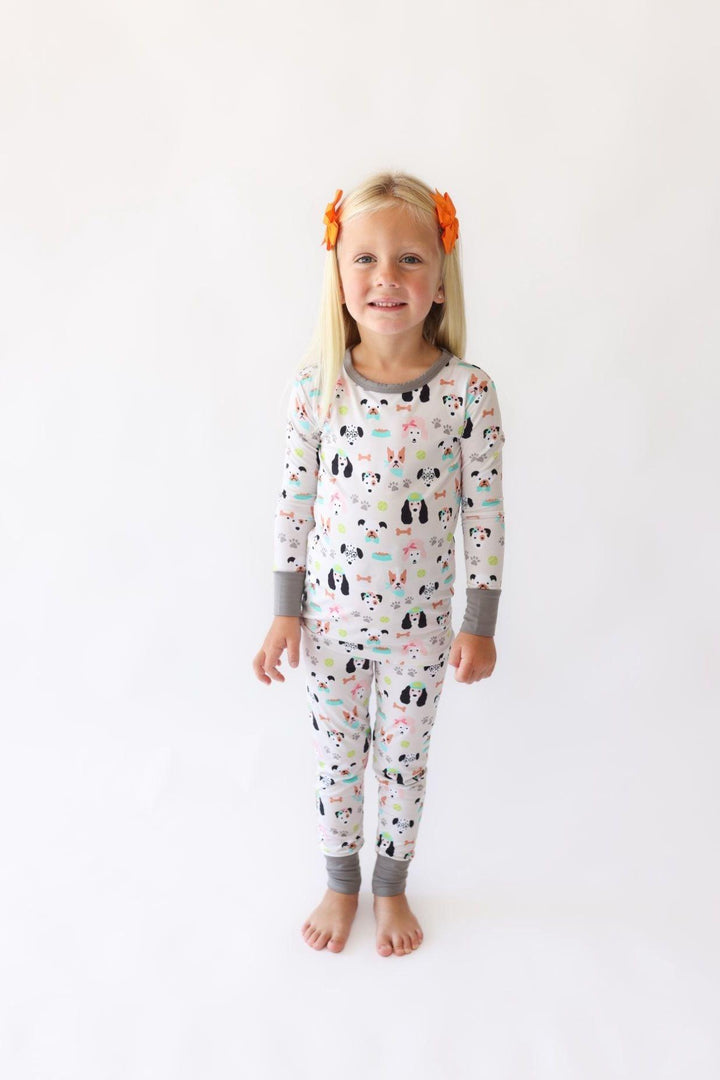 Doggie Dreams Kids' Bamboo Two-Piece Pajama Set