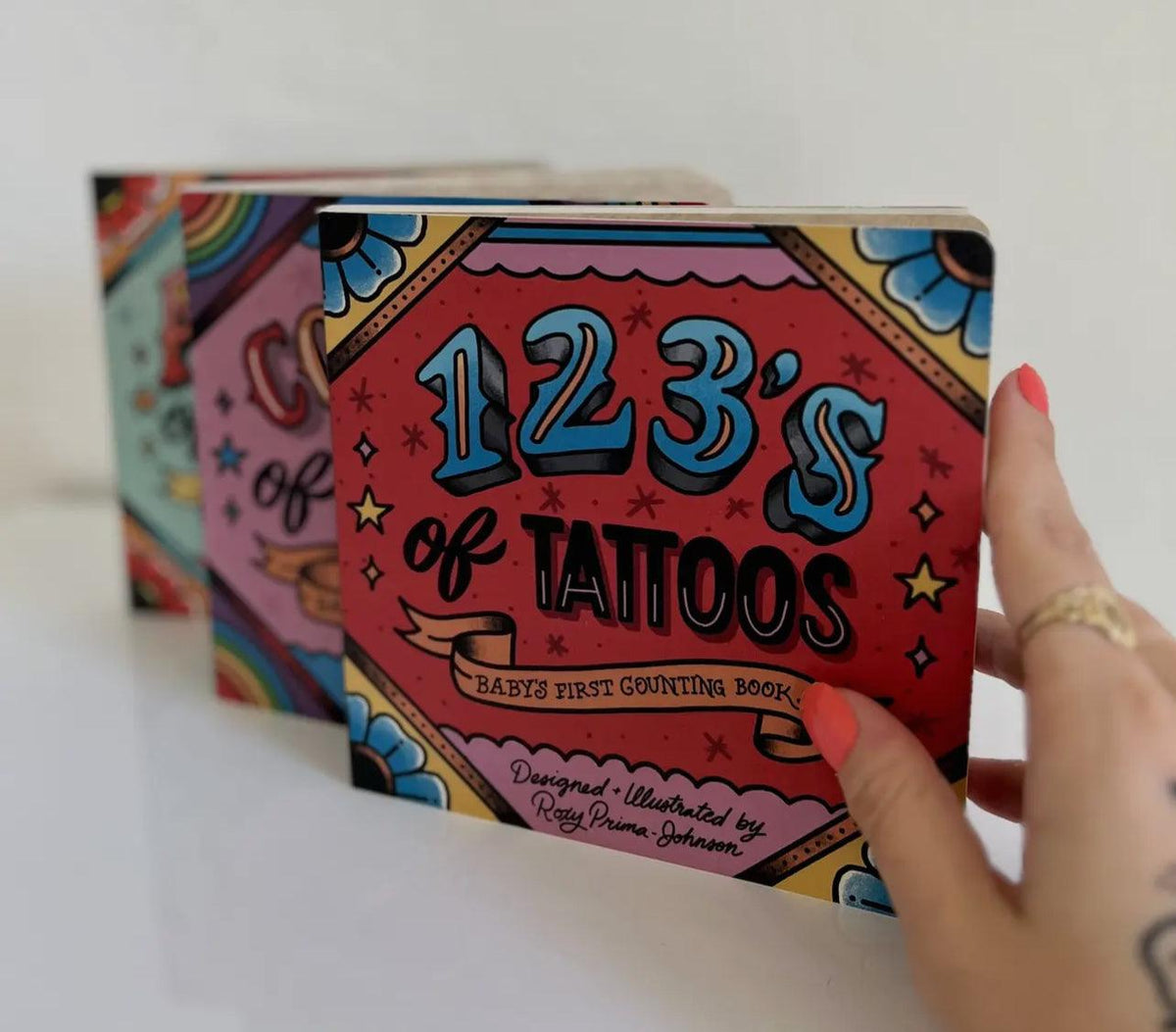 123’s of Tattoos: Baby Board Book for Learning Numbers