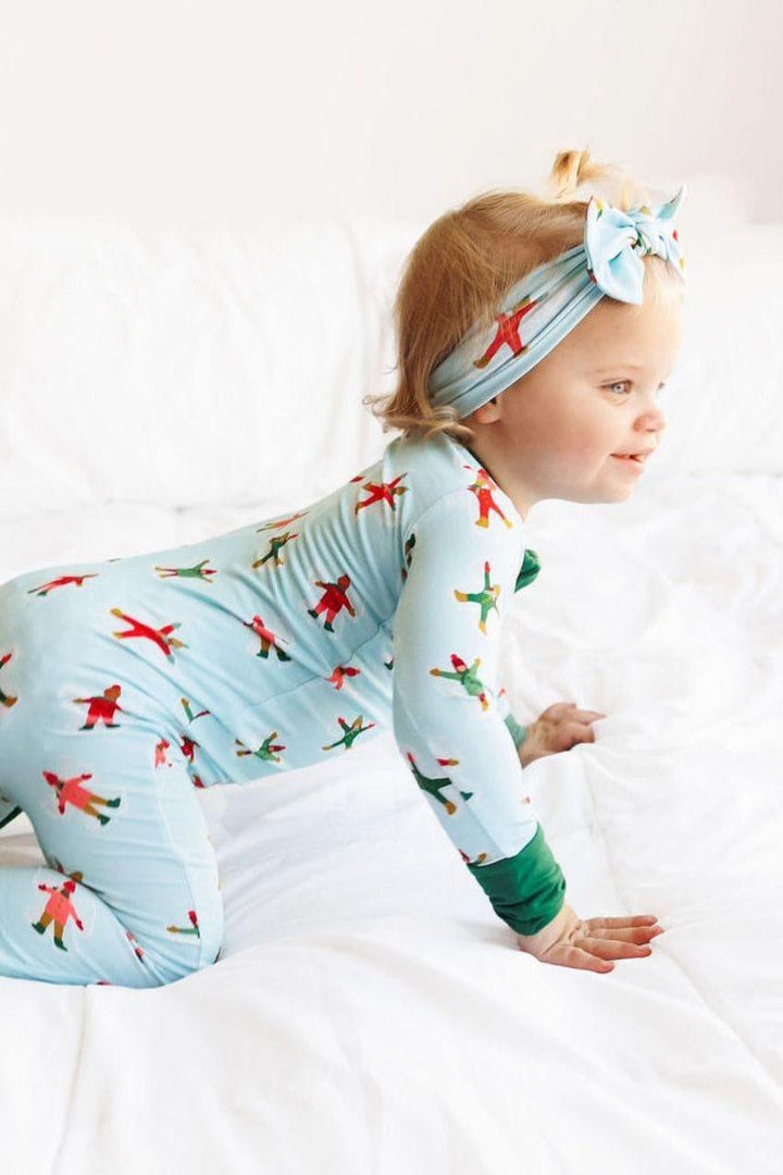 Snow Much Fun One-Piece Zipper Pajamas