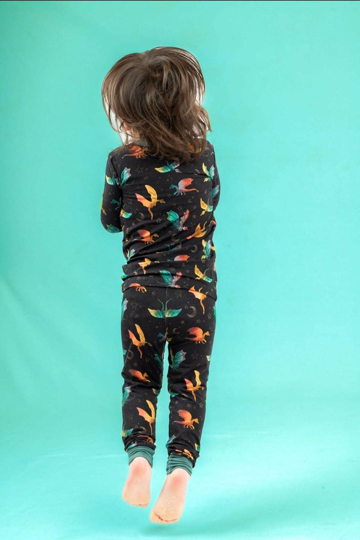 Dreamy Dragons Kids' Two-Piece Pajama Set