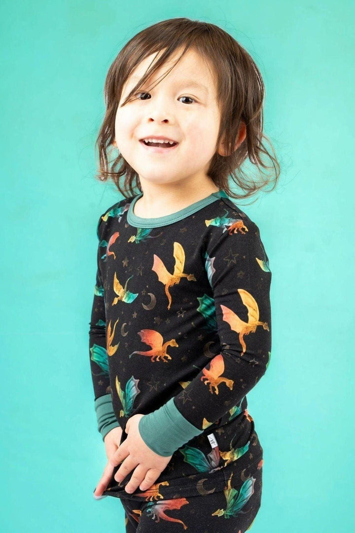 Dreamy Dragons Kids' Two-Piece Pajama Set