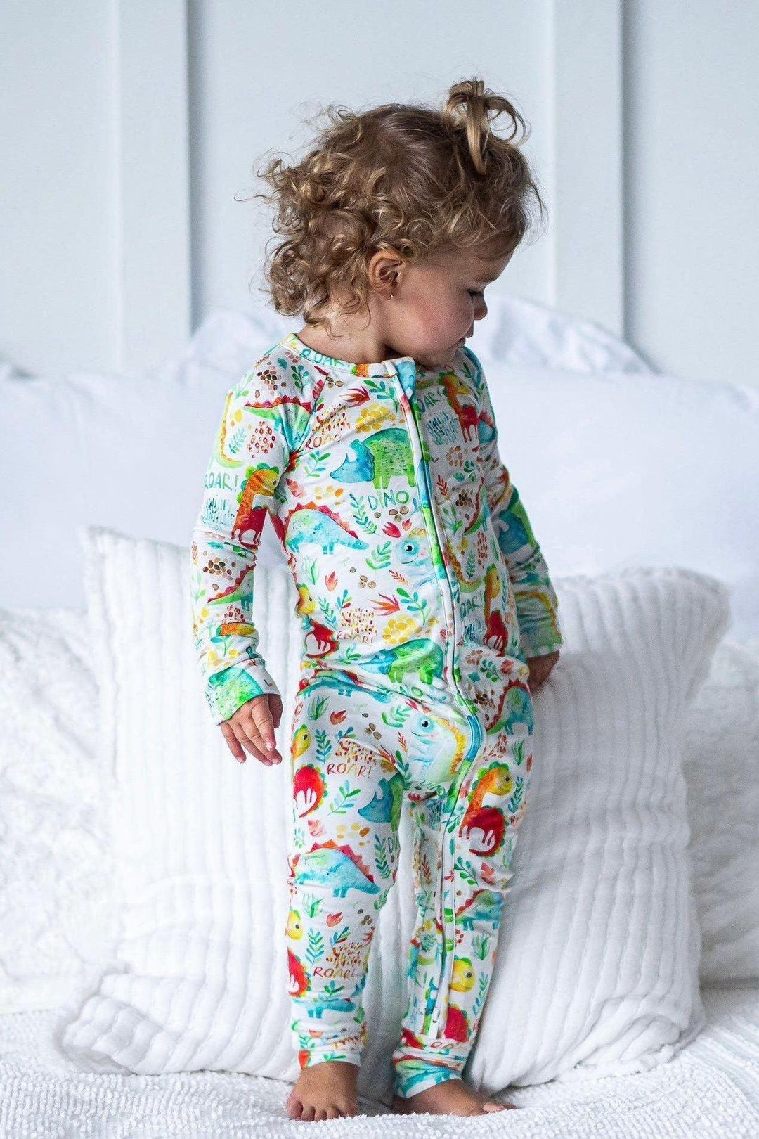 Dinsouar Bamboo One-Piece Zipper Pajamas