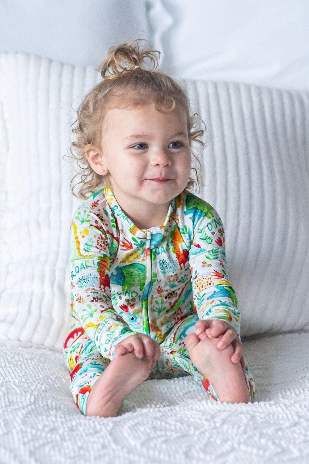 Dinsouar Bamboo One-Piece Zipper Pajamas
