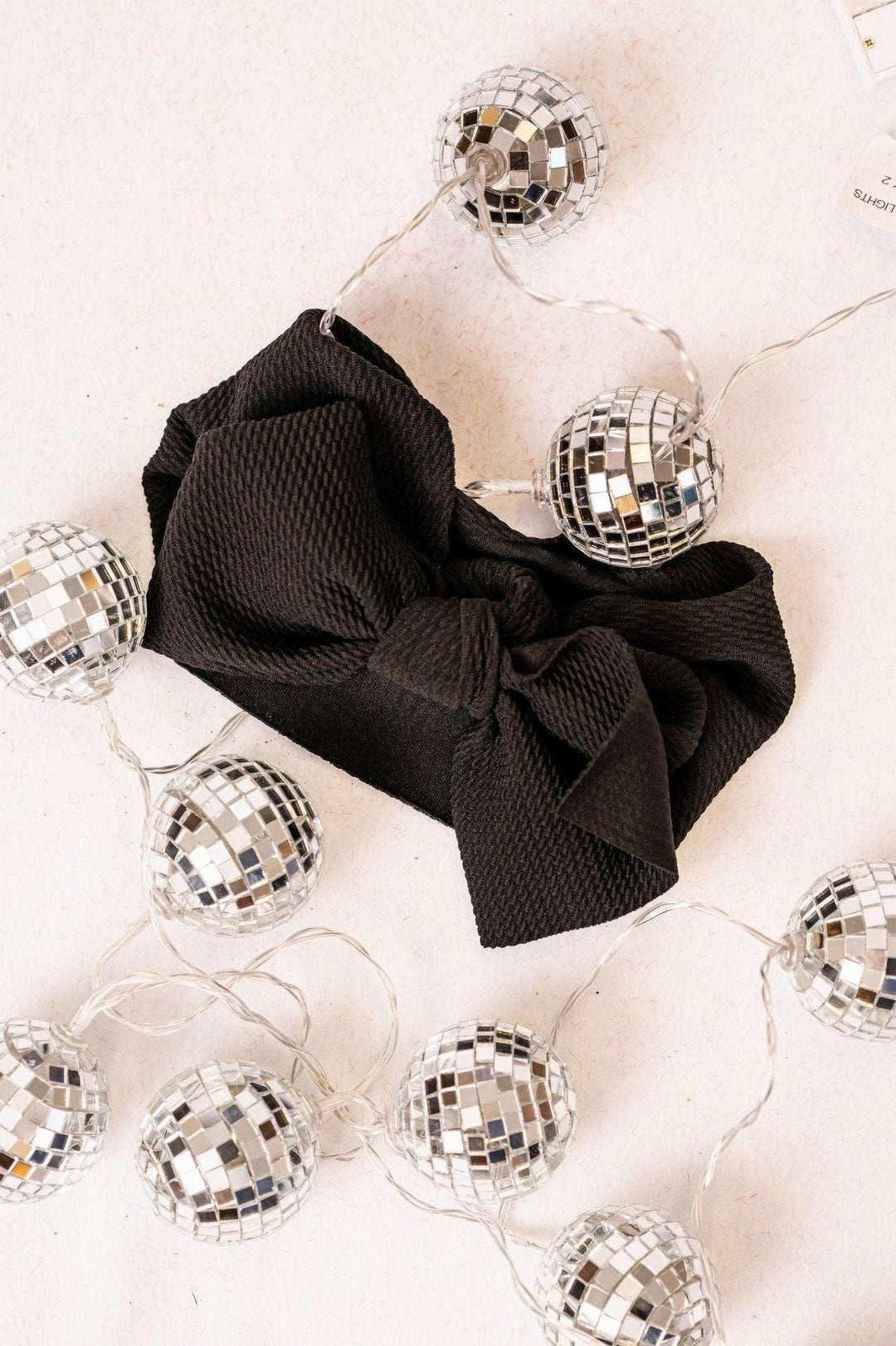 Girls' Large Black Hair Bow Headband