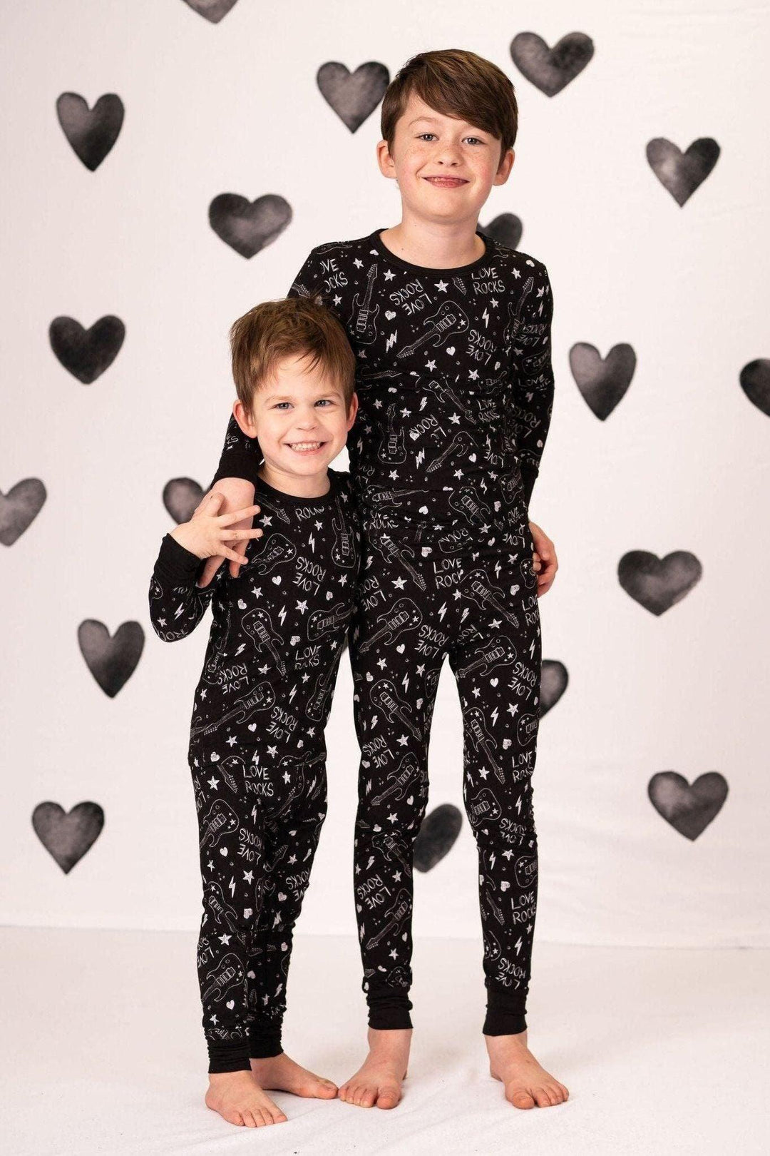 Love Rocks Kids' Bamboo Two-Piece Pajama Set