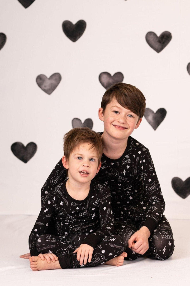 Love Rocks Kids' Bamboo Two-Piece Pajama Set