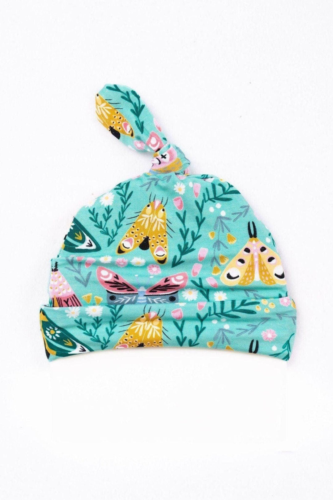 Vibrant Moth Bamboo Beanie Hat