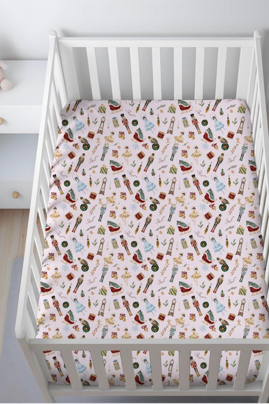 Nutcracker Bamboo Crib Sheet