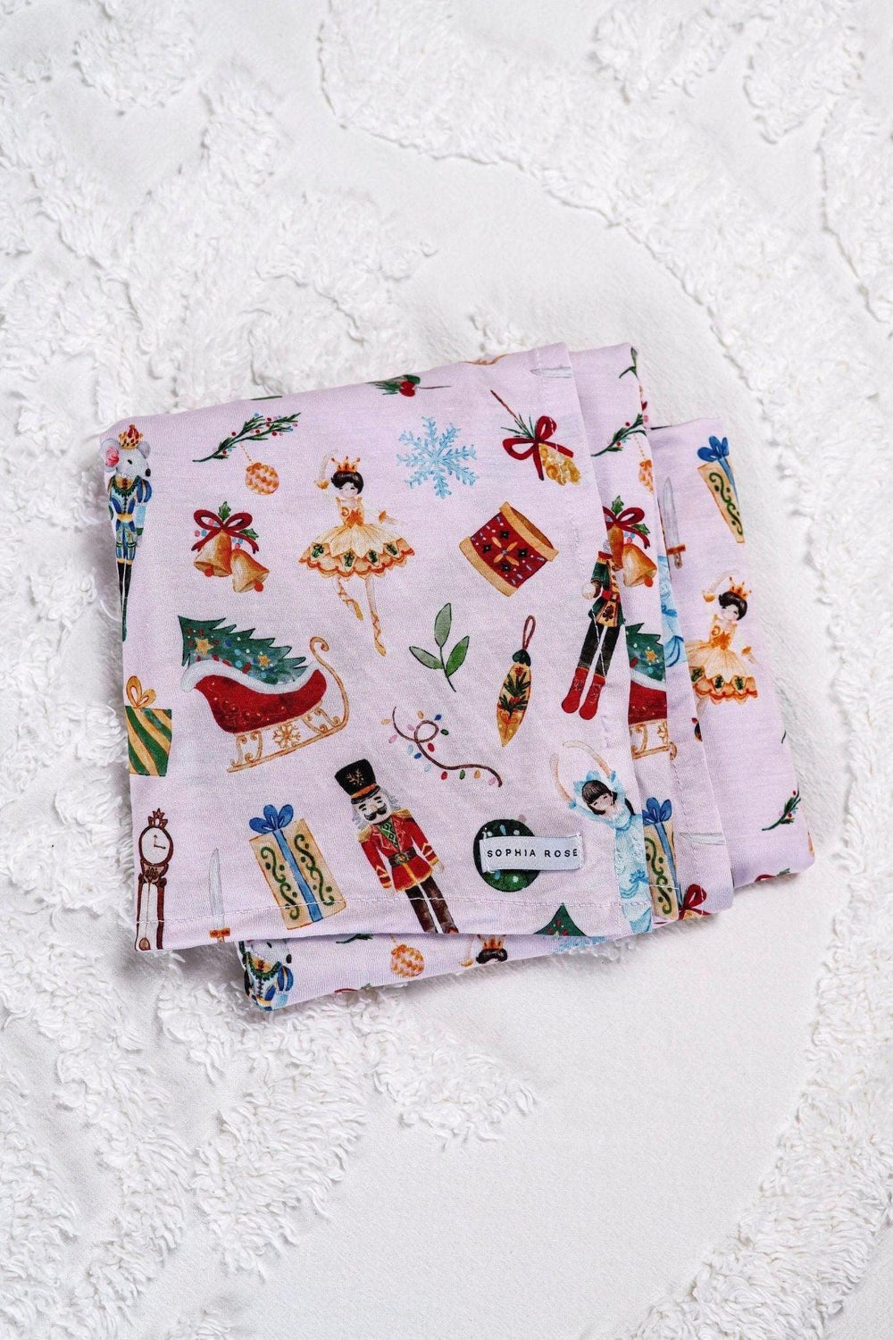 Nutcracker Newborn Bamboo Swaddle Blanket