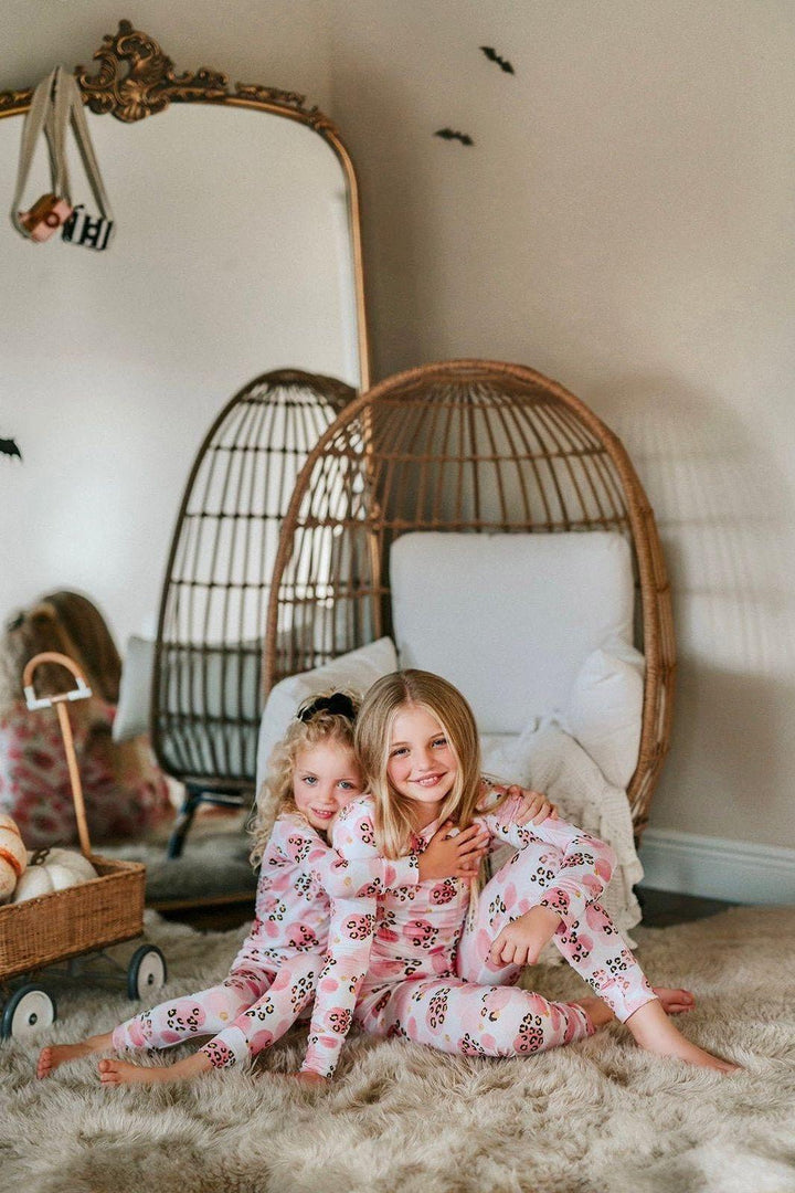 Pink Leopard - Two-Piece Bamboo Pajama Set