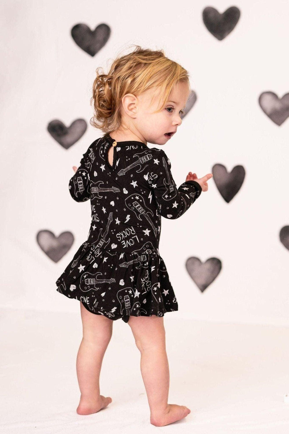 Love Rocks Bamboo Skirted Bodysuit