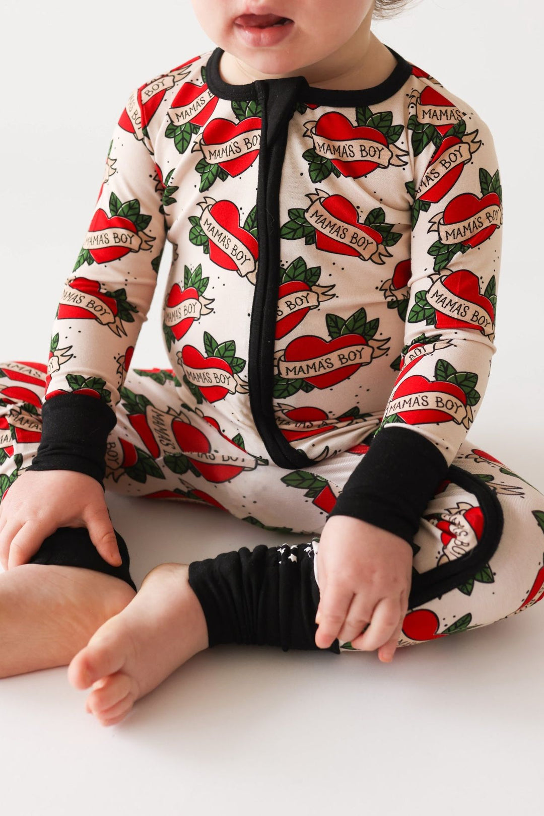 Mama's Boy - Zipper Pajama Romper