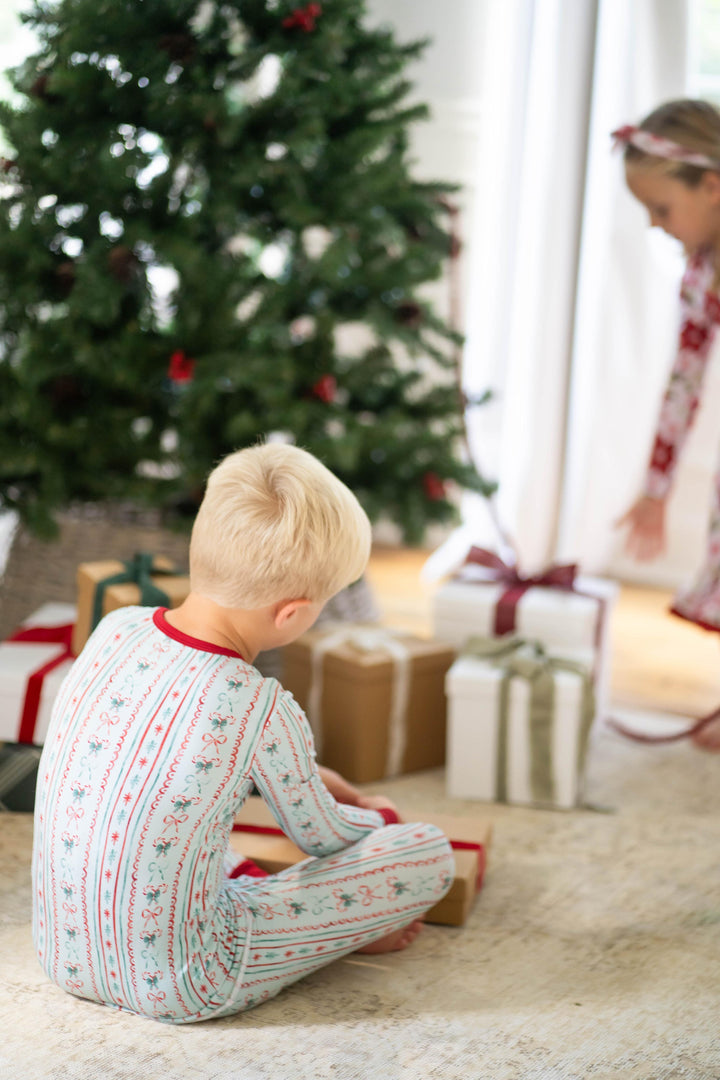 Vintage Christmas Two-Piece Pajama Set