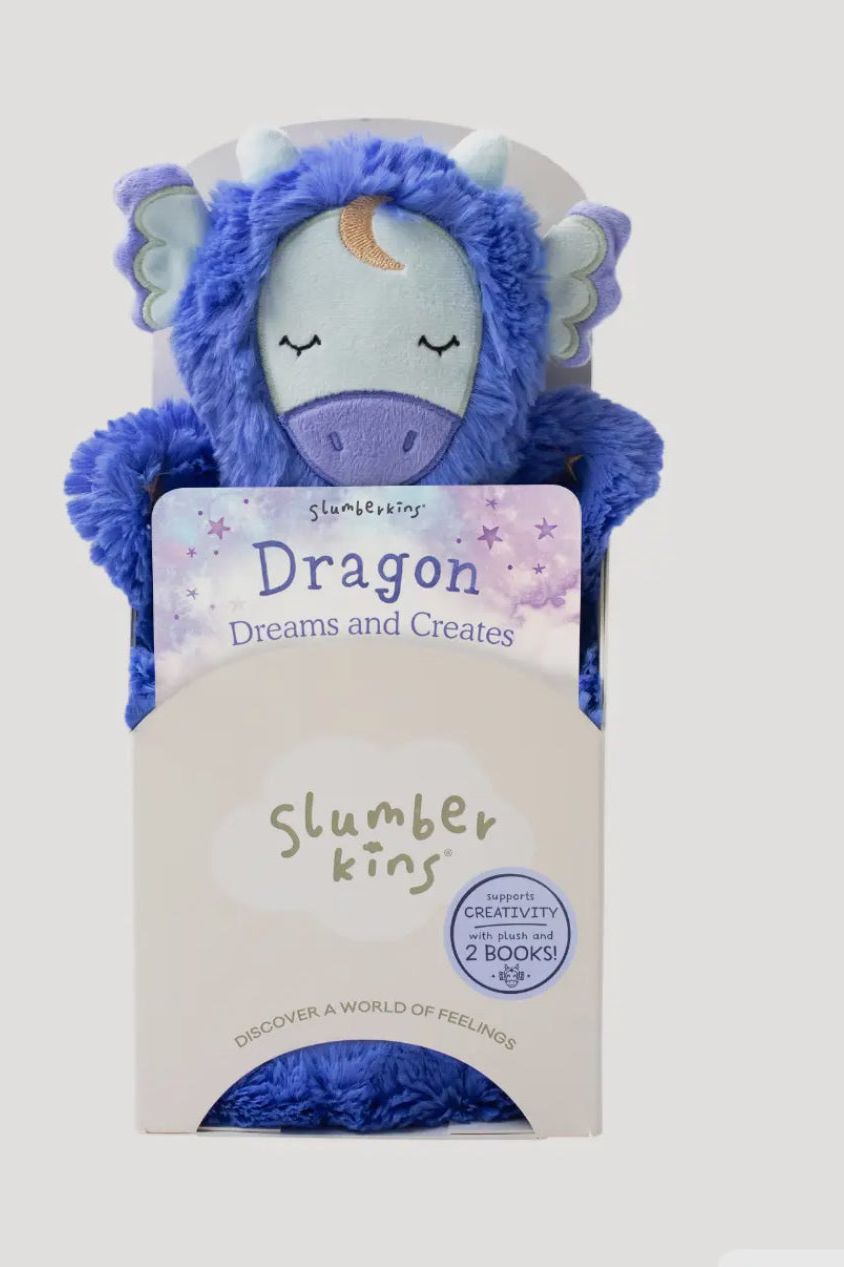 Dragon's Creativity Plush Set - with 2 Books!