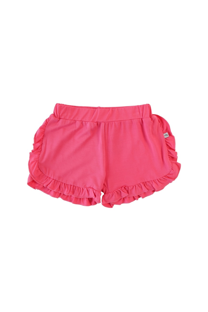 Hot Pink - Girls' French Terry Shorts