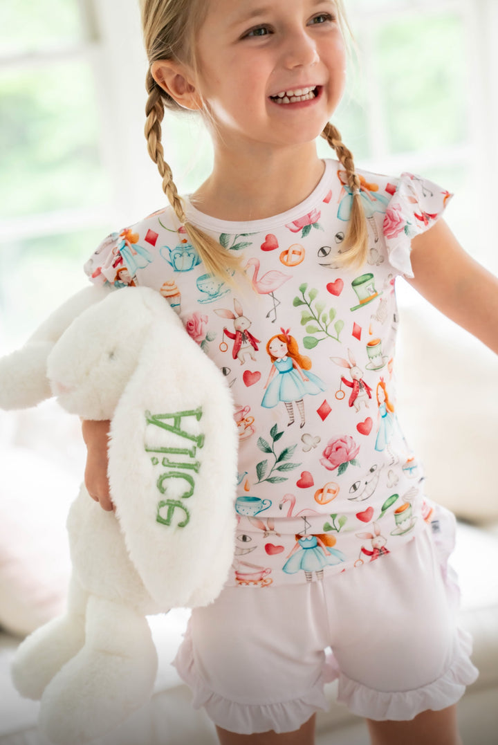 Alice in wonderland girls graphic tee
