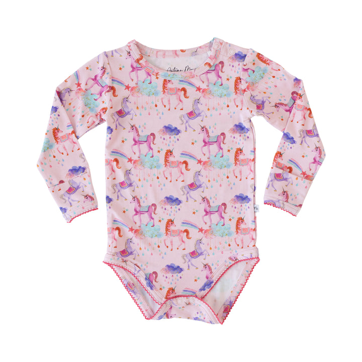 Magical Unicorns- Long Sleeve Bodysuit