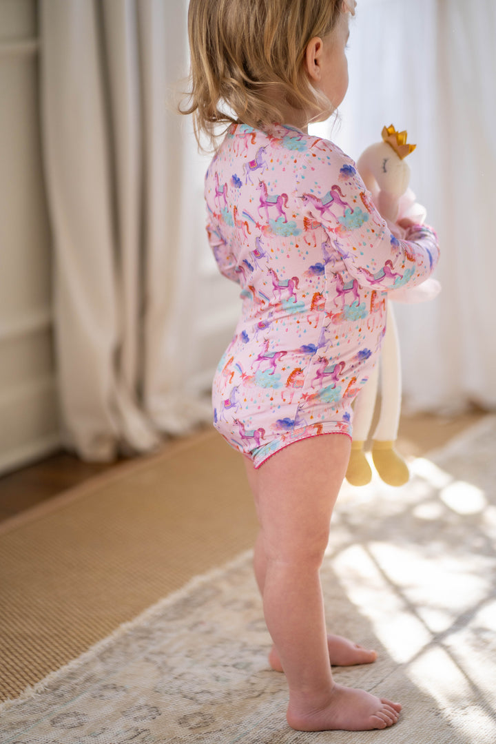 Magical Unicorns- Long Sleeve Bodysuit