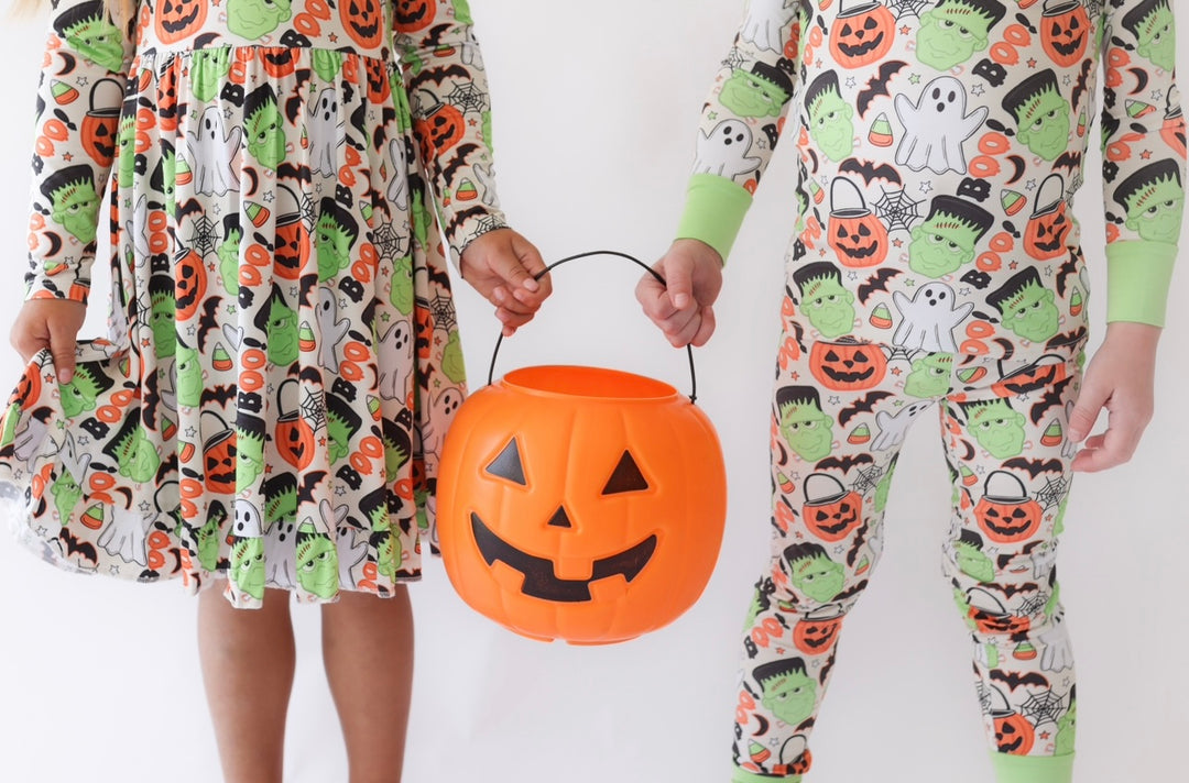 Monster Mash-Up Girls' Twirl Dress