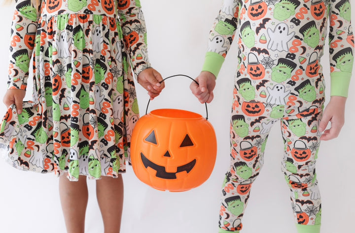 Monster Mash-Up Girls' Twirl Dress