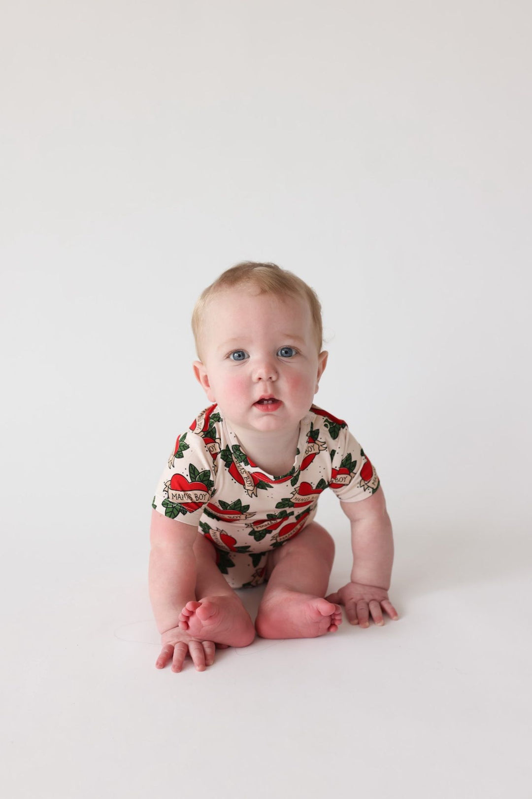 Mama's Boy - Short Sleeve Baby Bodysuit