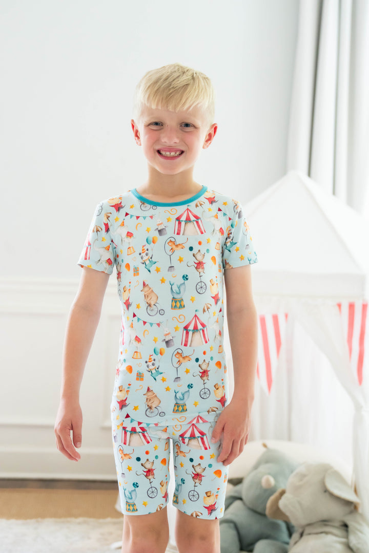 Take Me to the Circus - Kids Pajamas Shorts Set
