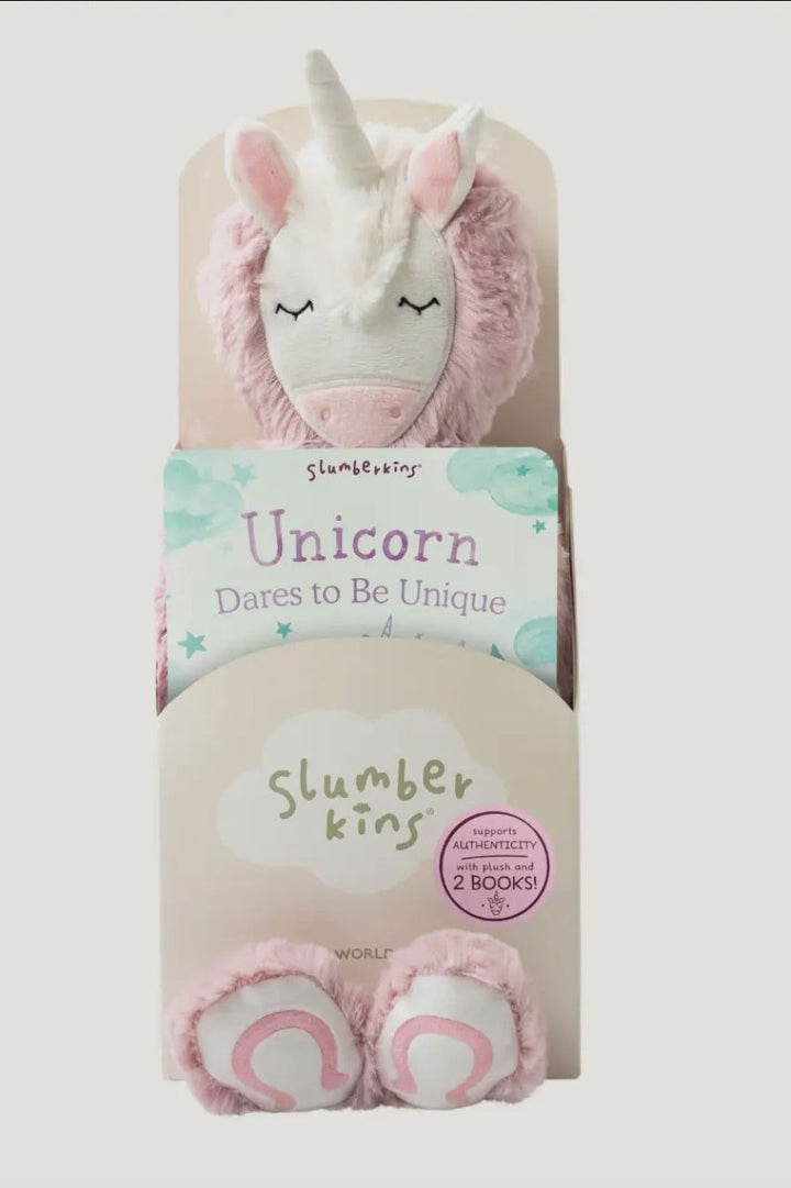 Unicorn's Authenticity Plush Set - with 2 Books!