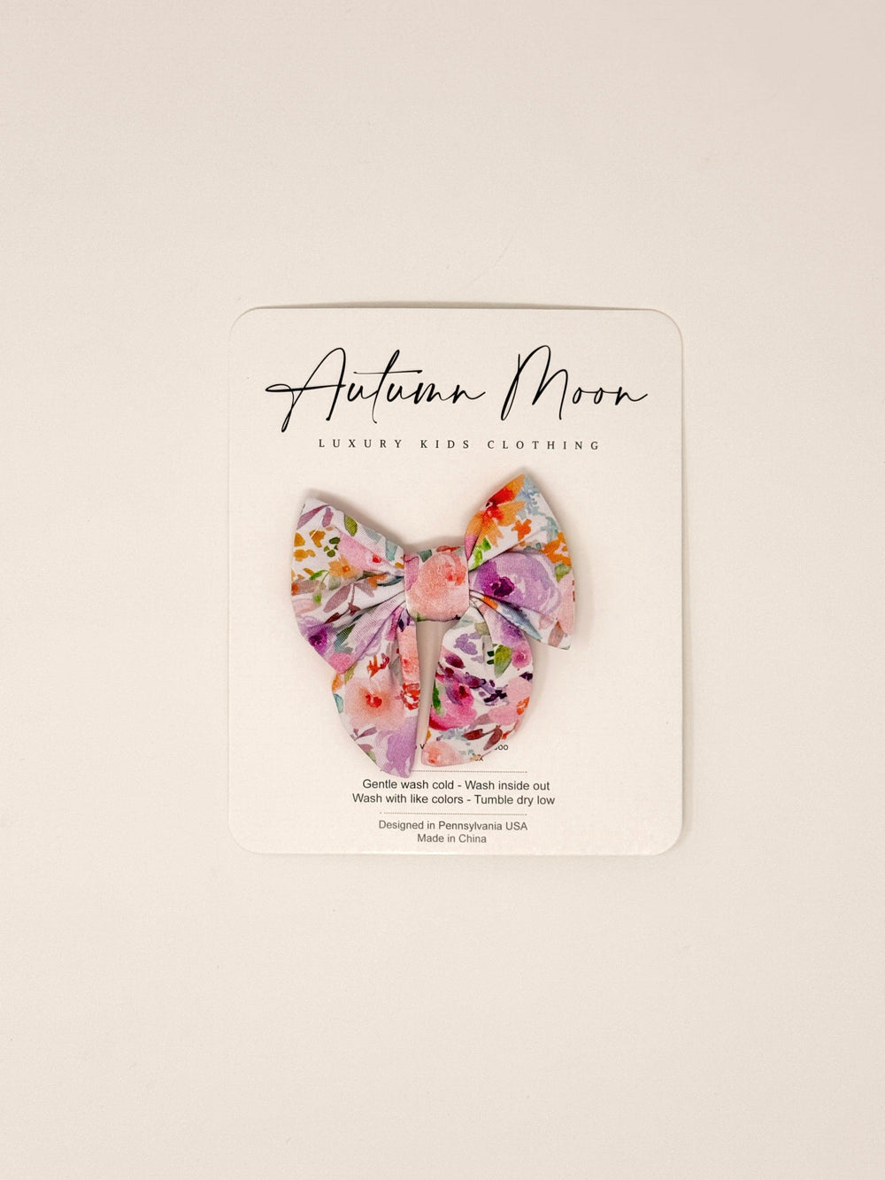 Flower Garden - Small Girls Hair Bow