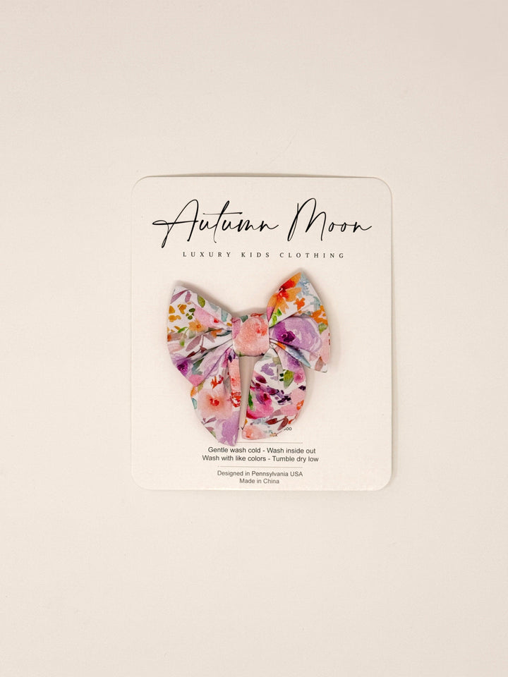 Flower Garden - Small Girls Hair Bow