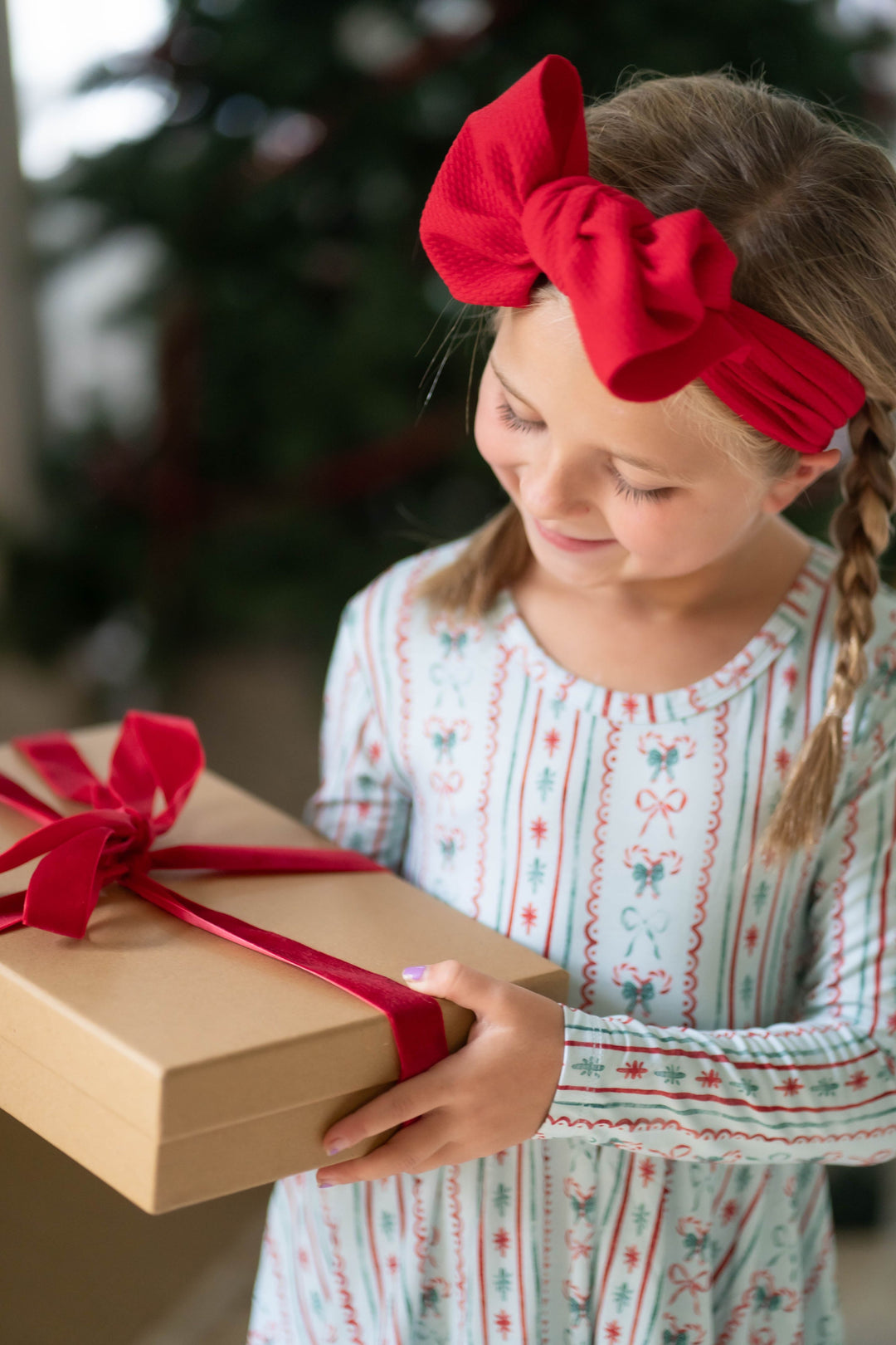 Vintage Christmas - Girls Twirl Dress