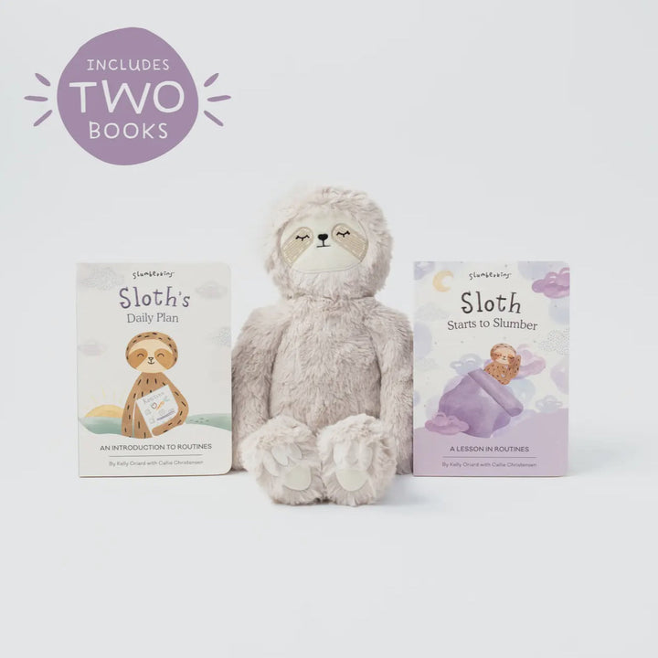 Sloth's Routines Plush Set - with 2 Books!