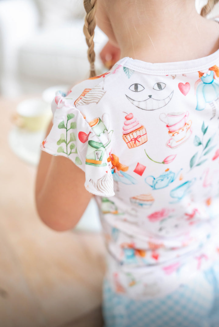 Alice in wonderland girls graphic tee
