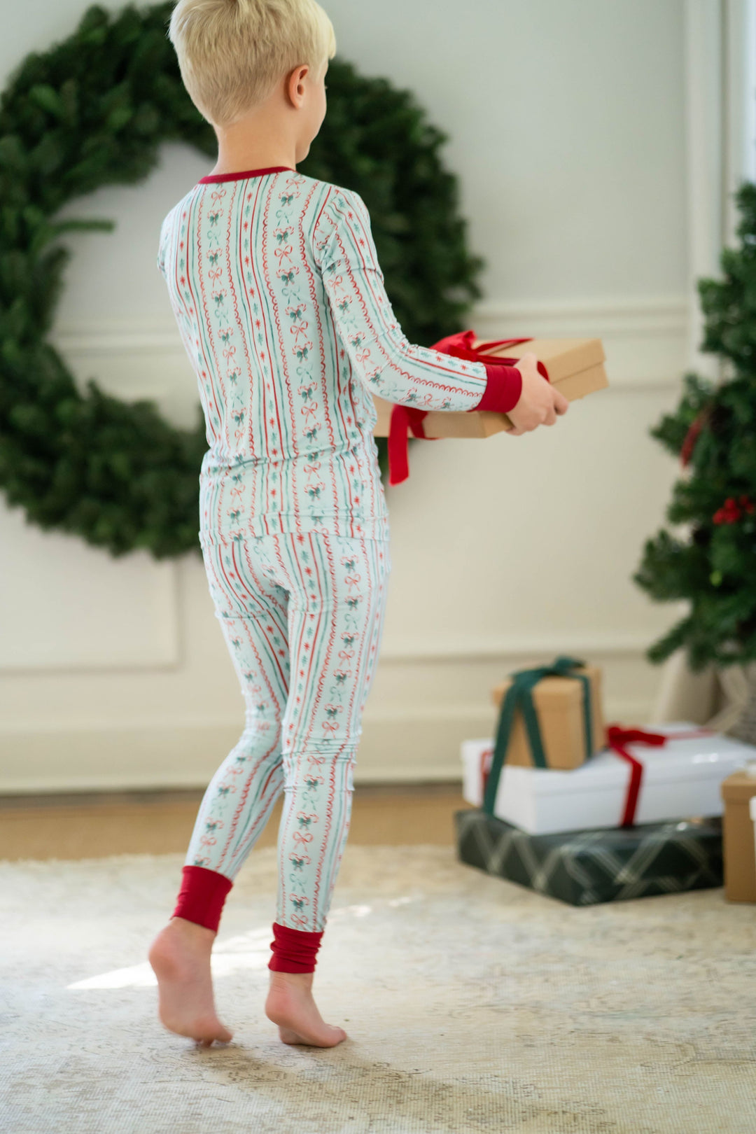 Vintage Christmas Two-Piece Pajama Set