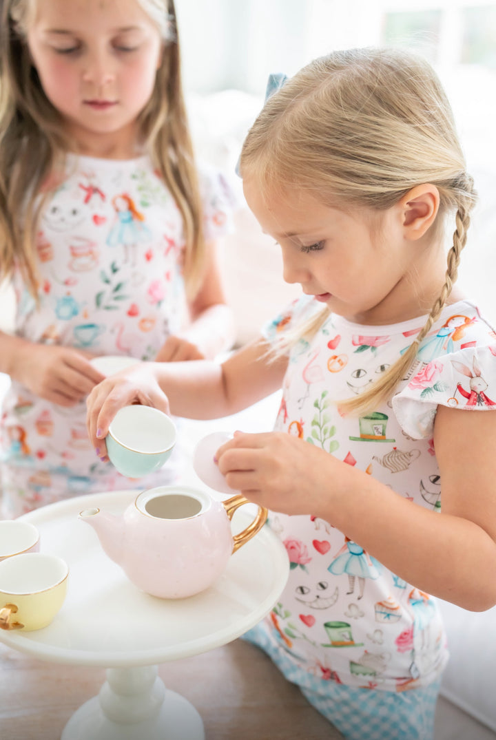 Alice in wonderland girls graphic tee