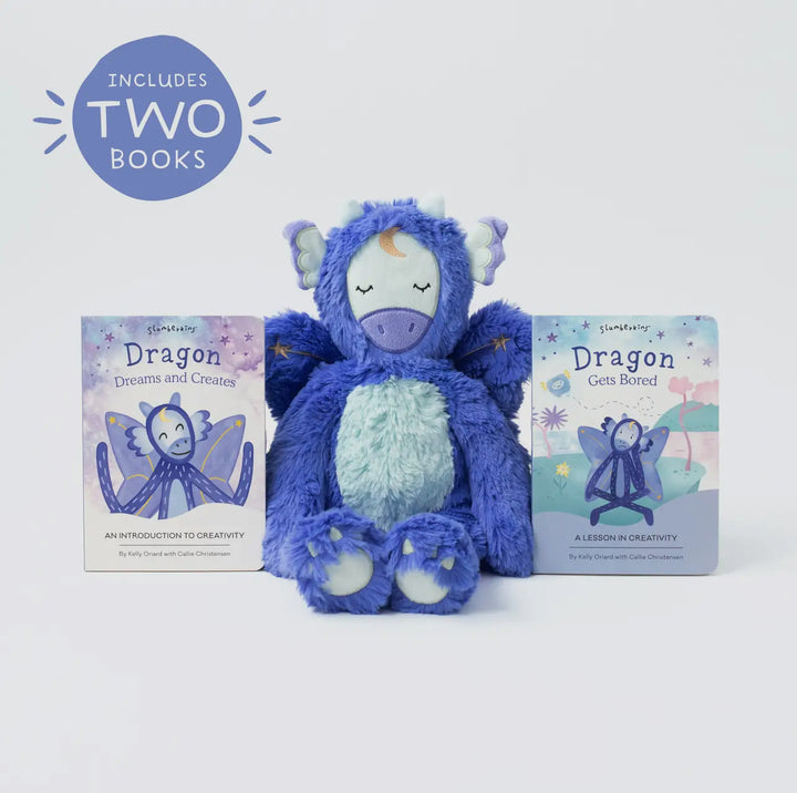 Dragon's Creativity Plush Set - with 2 Books!