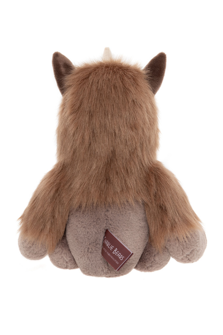 Quarry ogre plush toy back view Charlie Bears Bearhouse mythical creature