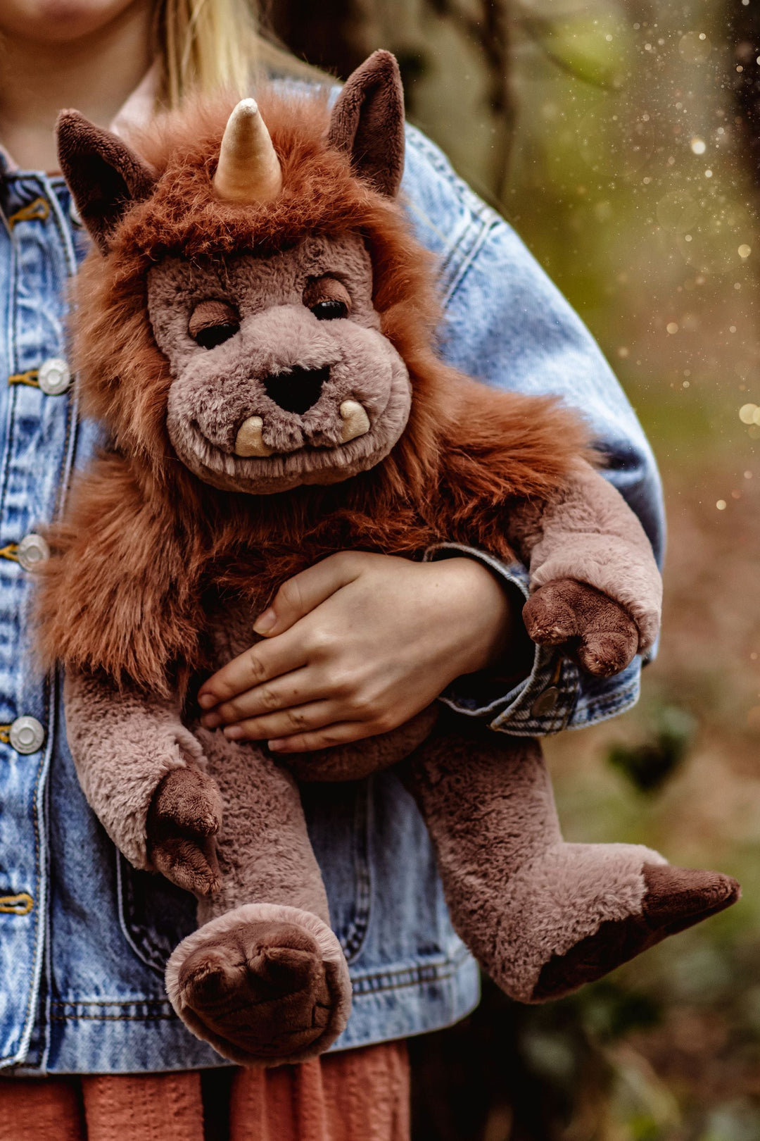 Quarry ogre plush by Charlie Bears Bearhouse brown mythical creature stuffed animal