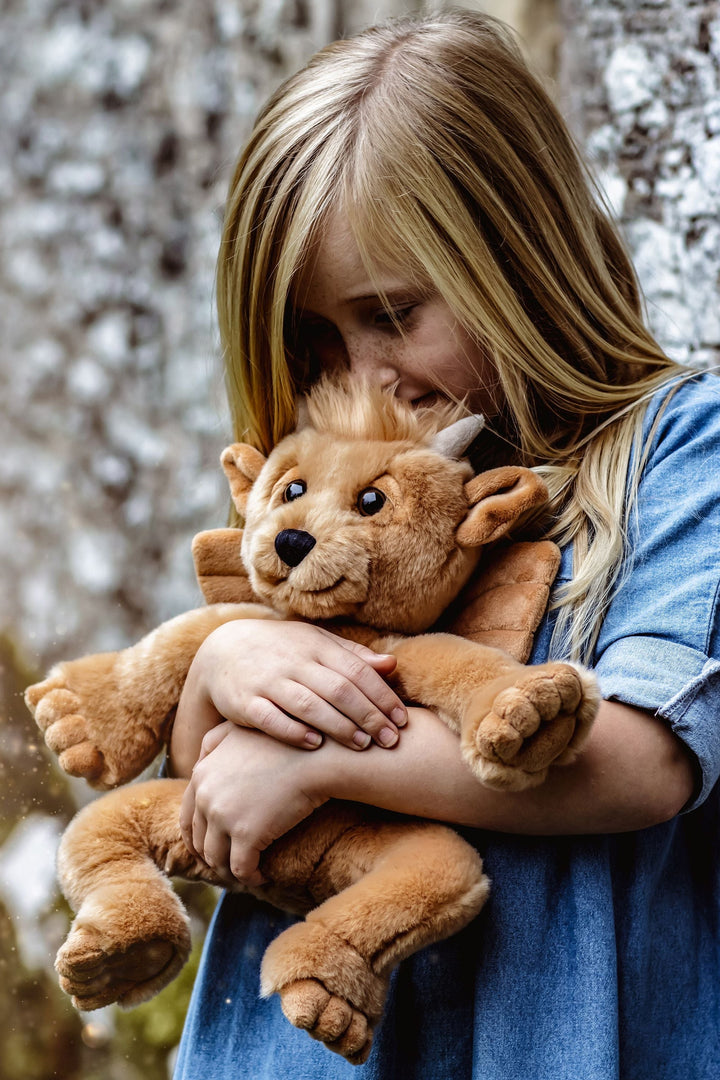 Bartizan gargoyle plush by Charlie Bears Bearhouse cuddly mythical creature soft brown stuffed animal