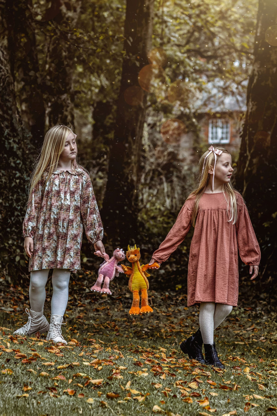 Charlie Bears Bearhouse collectible dragon plush Hearts lifestyle photo outdoors