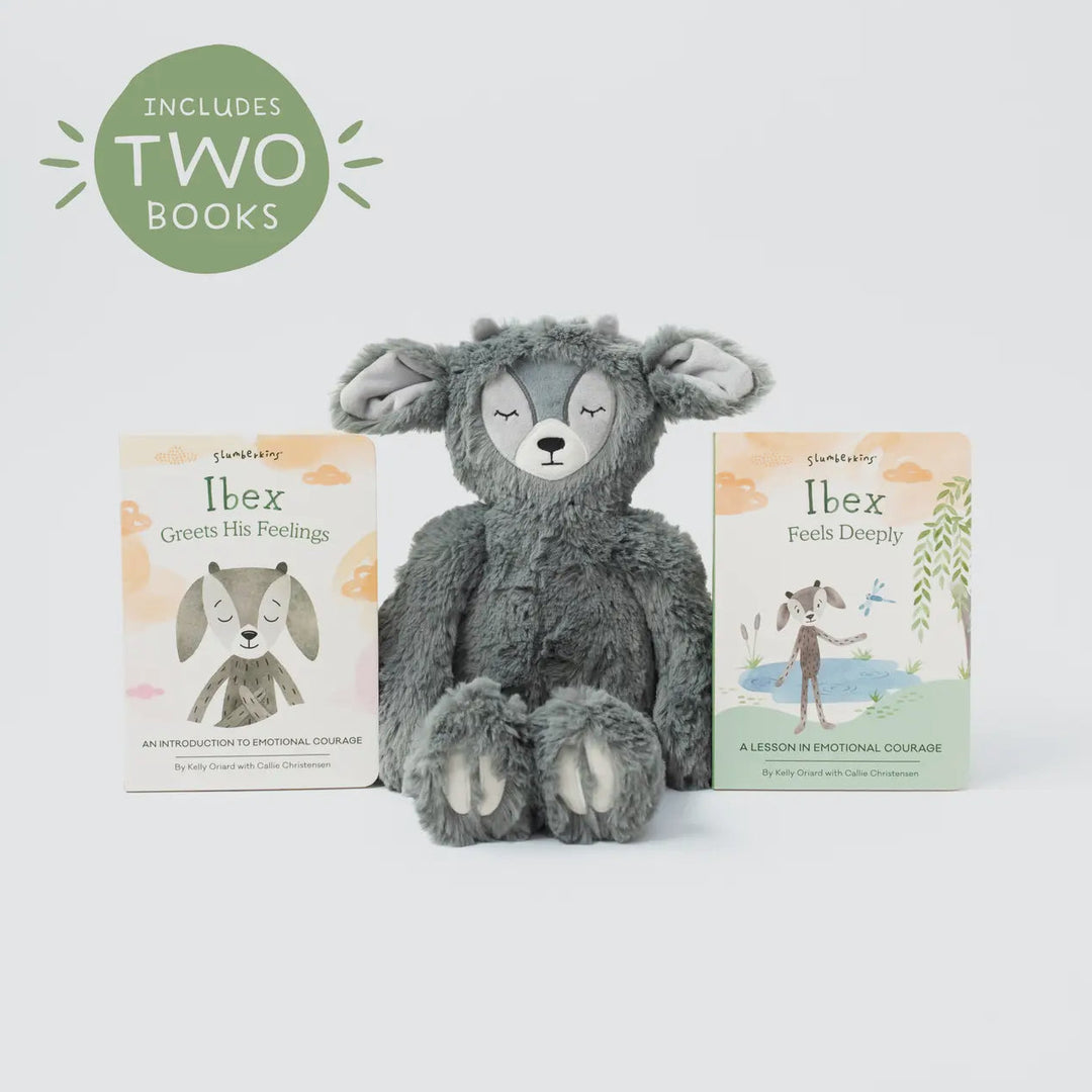 Ibex's Emotional Courage Plush Set - with 2 Books!