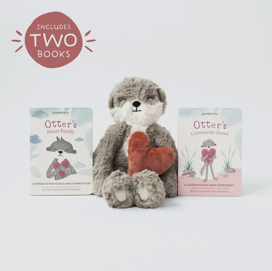 Otter's Building Connections Plush Set - with 2 Books!