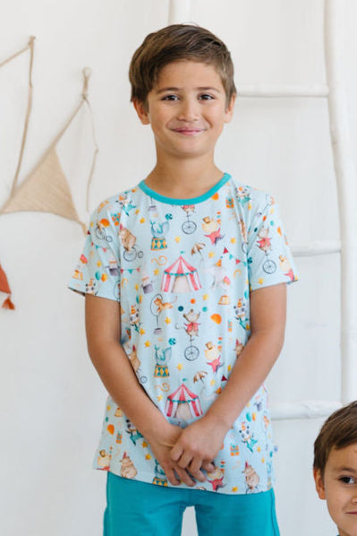 bamboo graphic kids tshirt circus