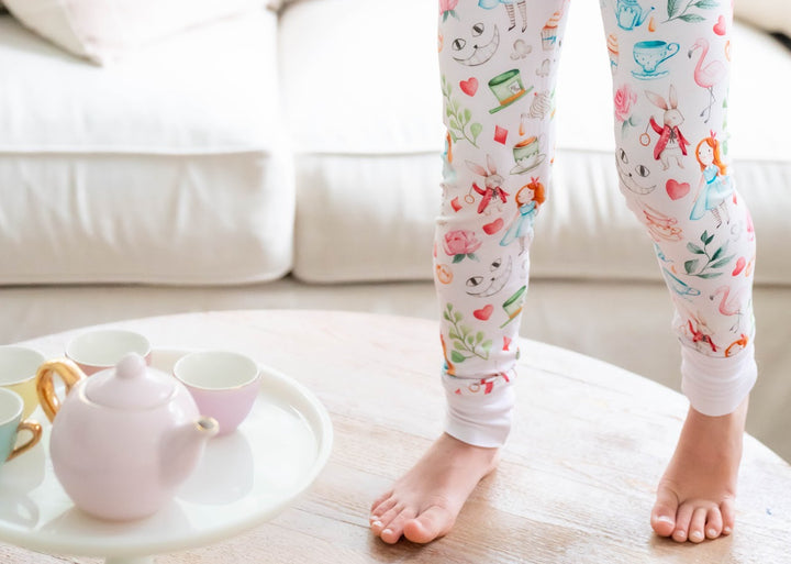 Alice in Wonderland - Girls Bamboo Two-Piece Pajama Set